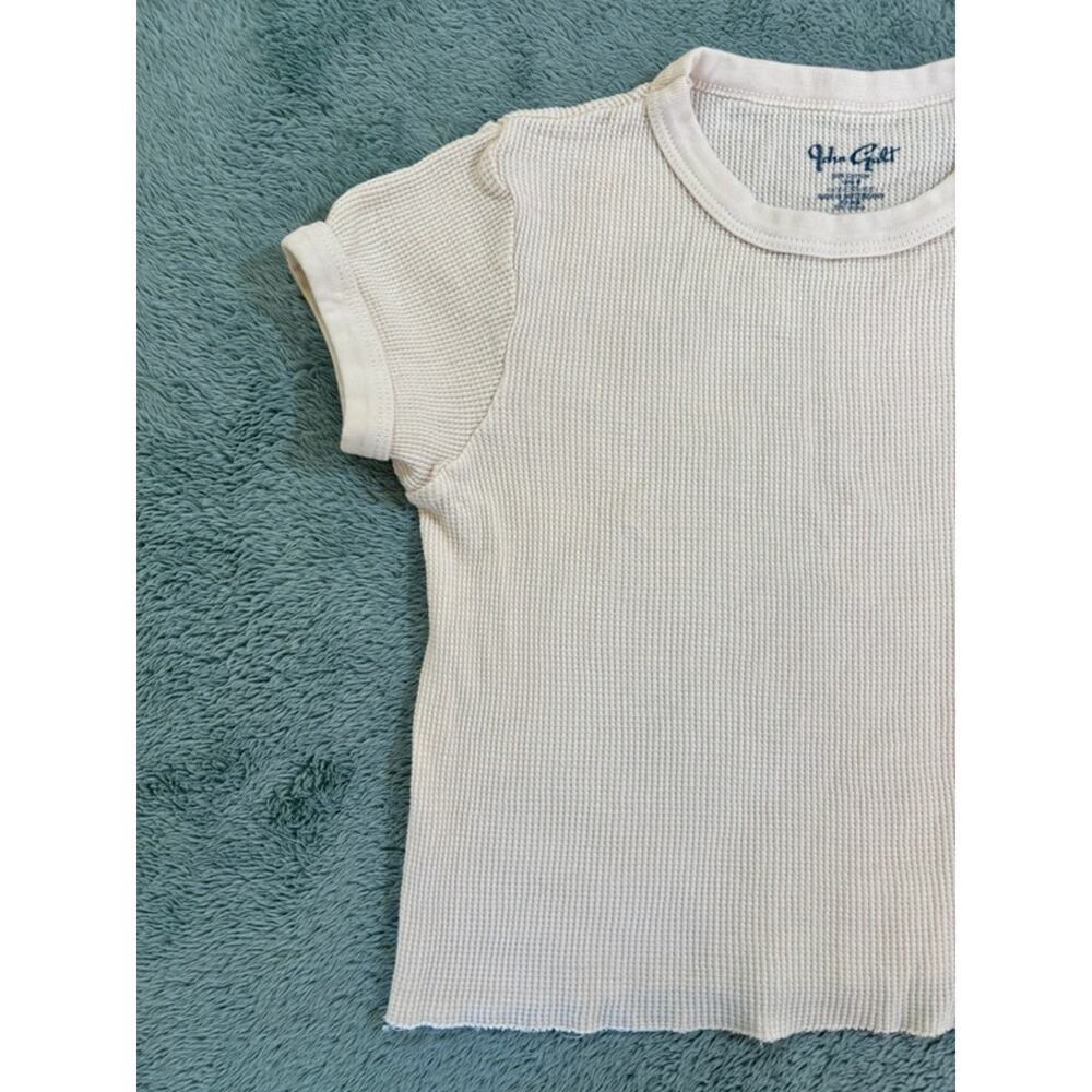 John Galt 100% Cotton White Tee Size US (S) Small Made in Switzerland - Picture 6 of 7
